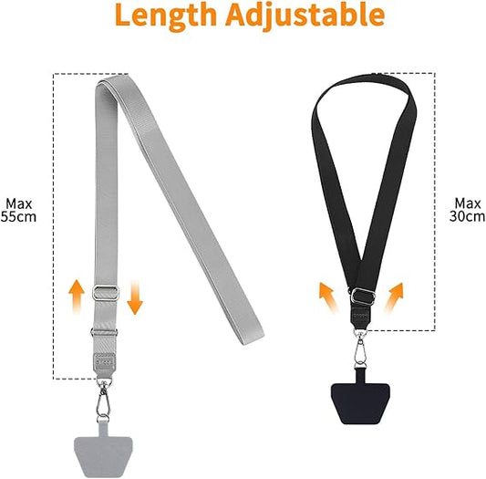 Phone Lanyard Adjustable Strap with patch Crossbody for Smartphones
