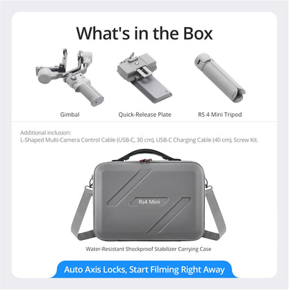 Gimbal Stabilizer with Auto Axis Locks