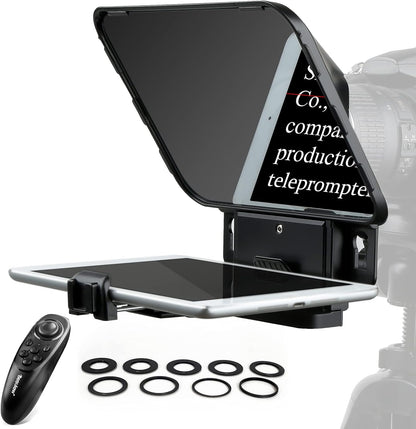 Teleprompter with Remote Control for iPad Tablet Smartphone