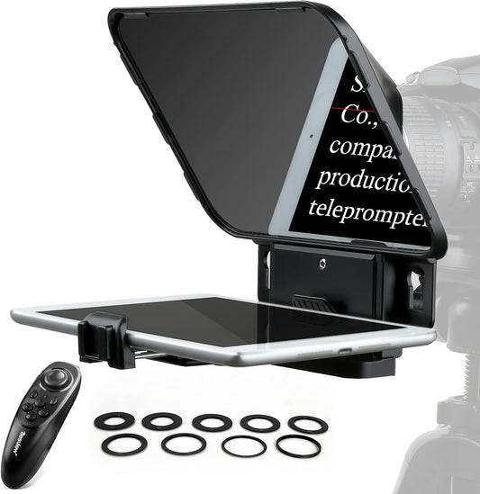 Teleprompter with Remote Control for iPad Tablet Smartphone