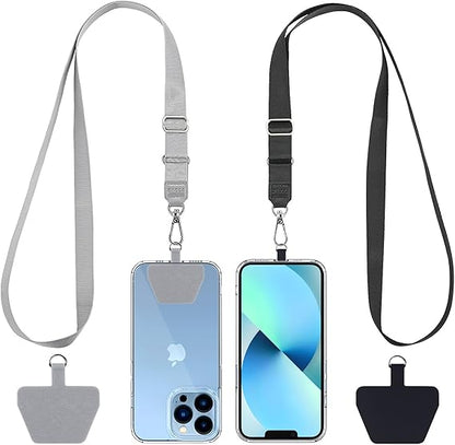 Phone Lanyard Adjustable Strap with patch Crossbody for Smartphones
