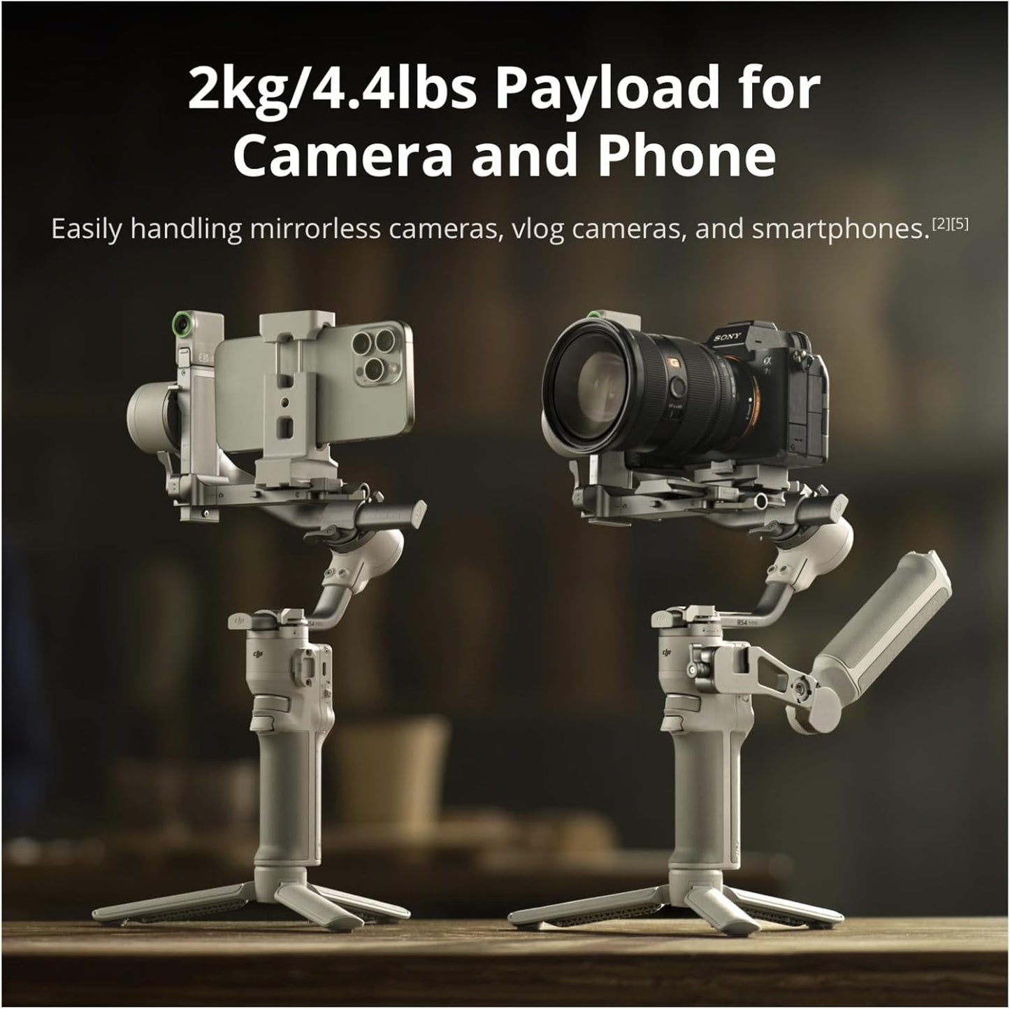 Gimbal Stabilizer with Auto Axis Locks